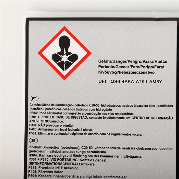 Custom Hazard Labels